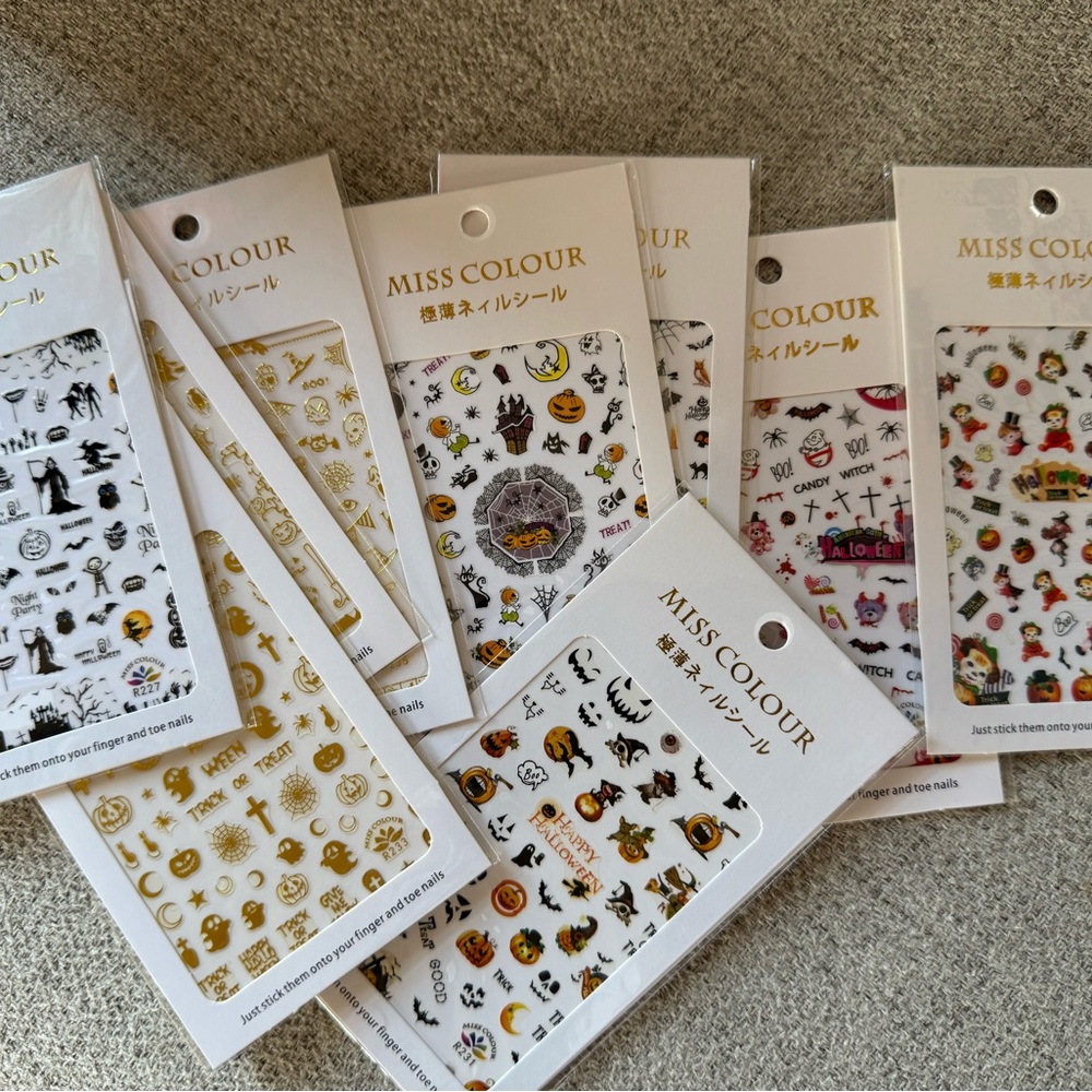 Miss Colour Halloween Nail Art Stickers Sets